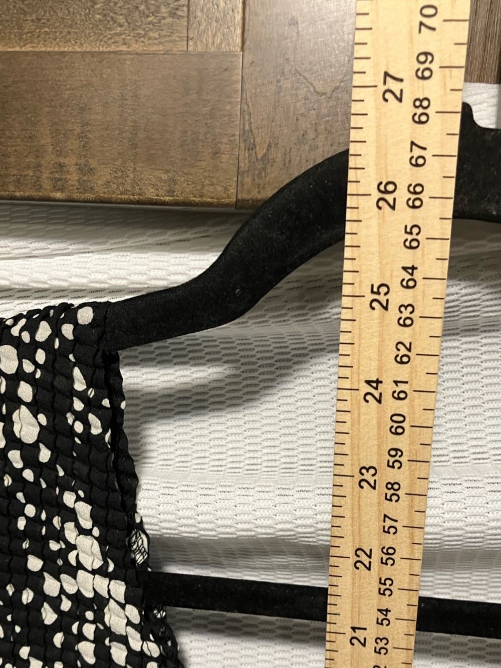 NICOLA Black and White Smocked Dot-Print Tank Top - Picture 5 of 6